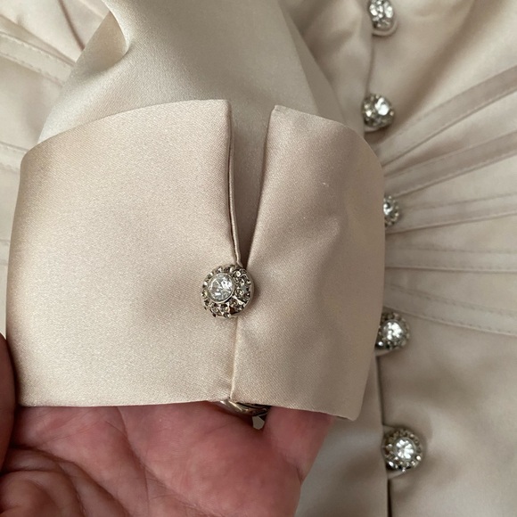 J.R. NITES BY CALIENDO EVENING Formal TOP Blazer women’s size 10 - Picture 7 of 12